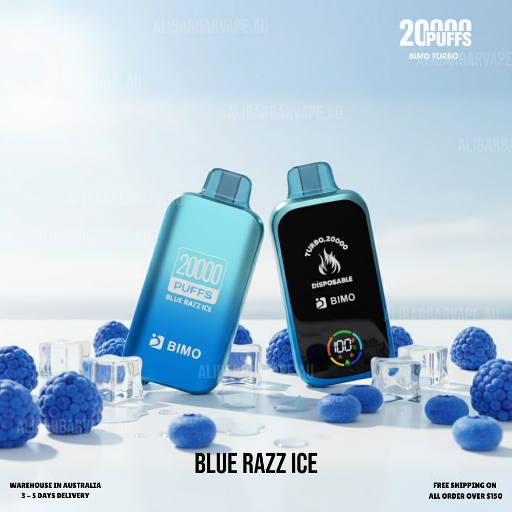 BIMO Turbo 20000 Puffs Blue Razz Ice