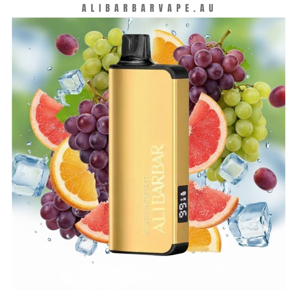 ALIBARBAR INGOT 9000 Puffs Grape Grapefruit