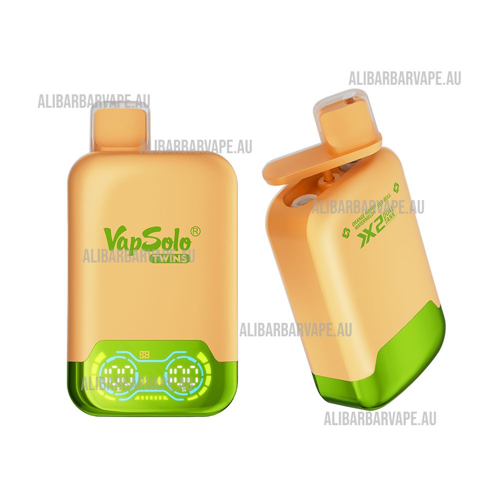 VapSolo Twins 20000 Puffs Orange Mango Watermelon & Red Bull
