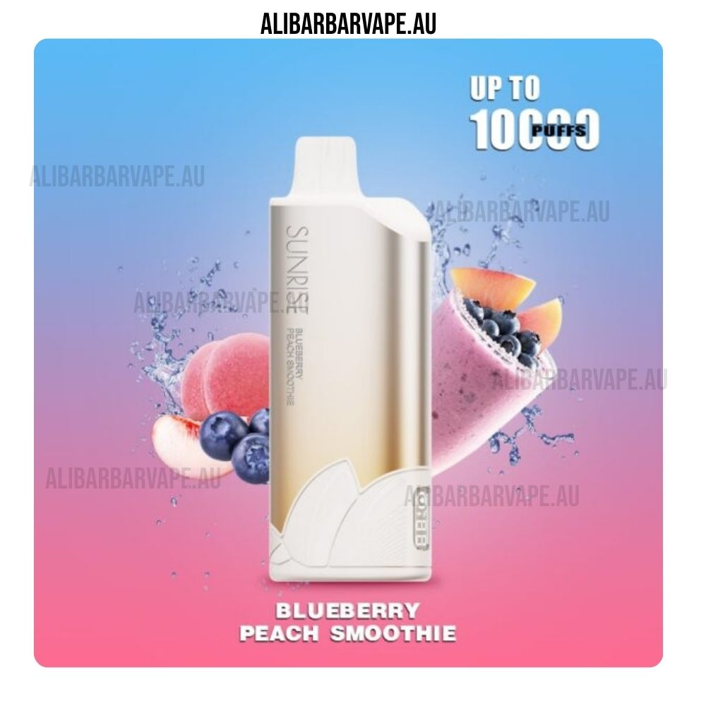 GROO Sunrise 10000 Puffs Blueberry Peach Smoothie