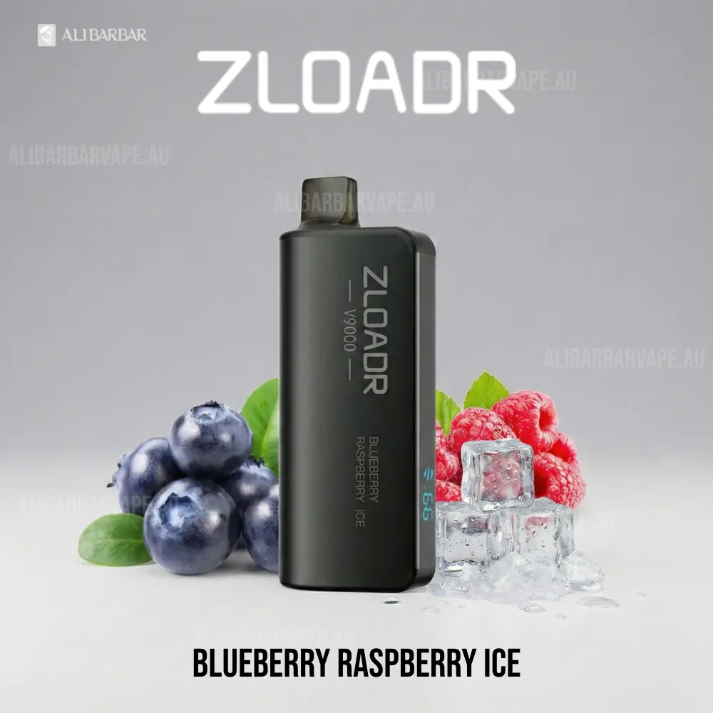 ZLOADR V9000 Puffs Blueberry Raspberry Ice