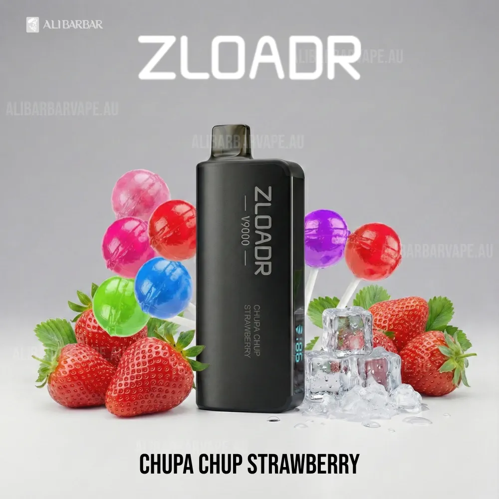 ZLOADR V9000 Puffs Chupa Chup Strawberry